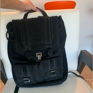 DESIGNER PROENZA SCHOULER Suede Black Backpack